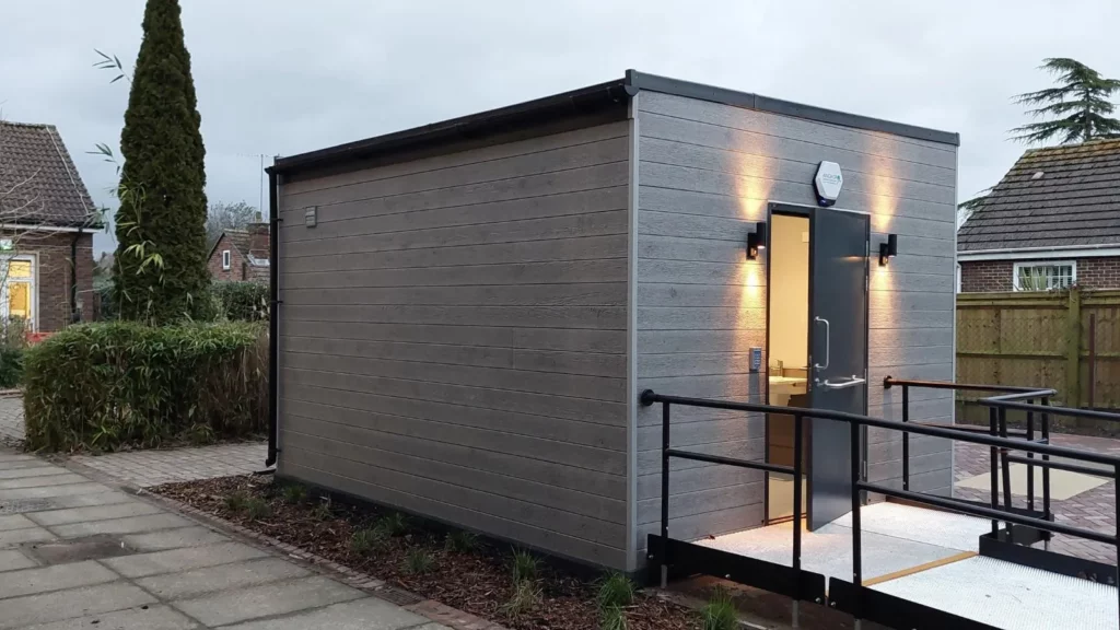 Lingfield School modular hygiene room